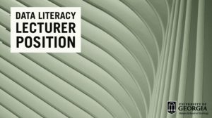 Data LIteracy Lecturer Position University of Georgia Odum School of Ecology