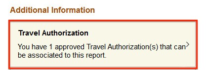associate travel authorization